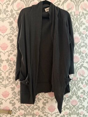 Dark gray Womens Cardigan Sweater